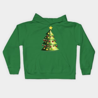 Decorated Christmas tree Kids Hoodie